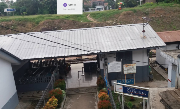 Kondisi stasiun Cikeusal Banten