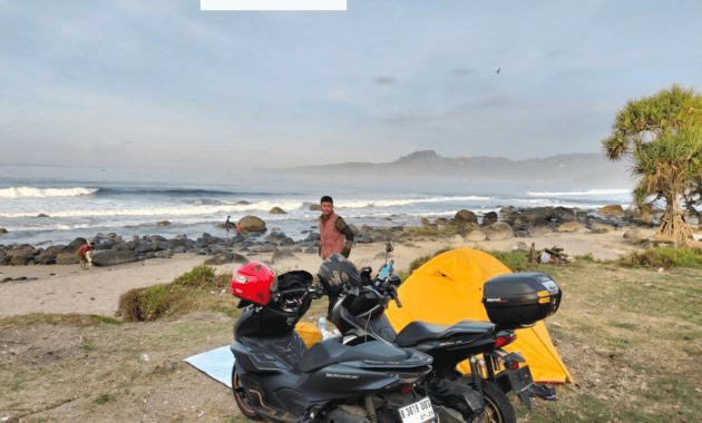 Camping sekitar Pantai Citepus