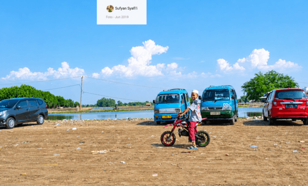 Pantai Pulau Putri Cikeong Karawang untuk santai