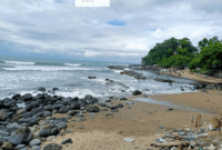 Pemandangan Koral di Pantai Karang Hawu