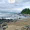 Pemandangan Koral di Pantai Karang Hawu